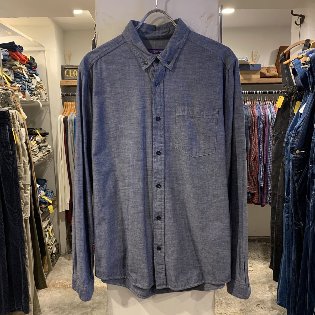 patagonia L/S ボタンダウンシャツ パタゴニア グレー 長袖シャツ 