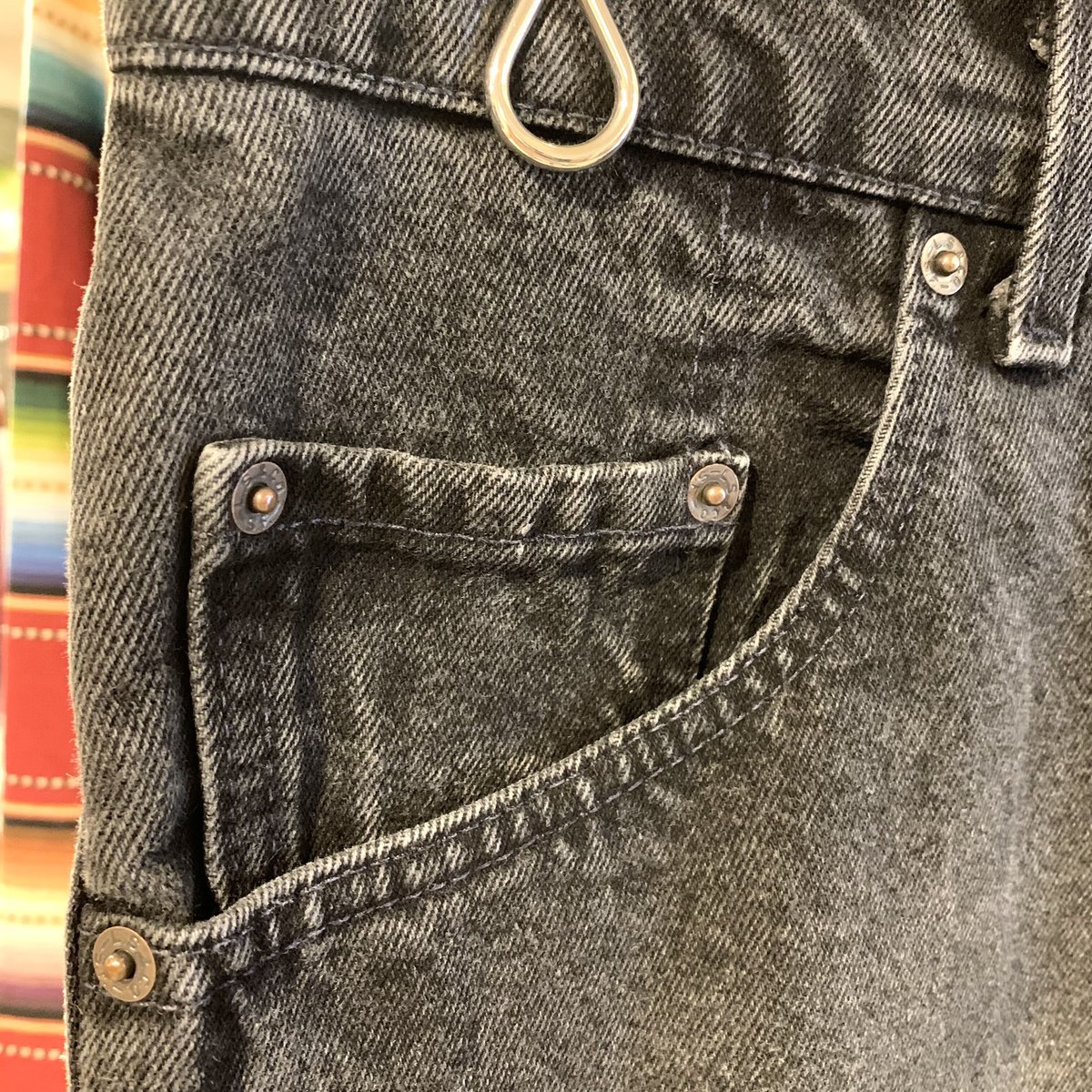 90s Levi's 560 後染めブラック テーパードシルエット USA製 ブラック