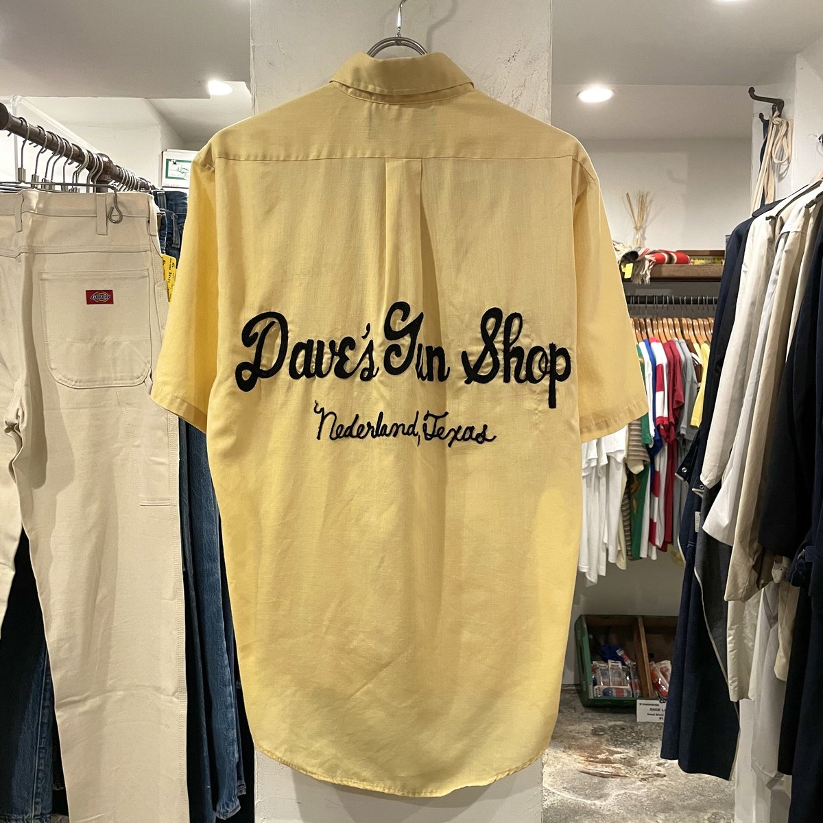 70's ビンテージ チェーンステッチ ボタンダウン シャツ 半袖 70's ビンテージ チェーンステッチ ボタンダウン シャツ 半袖