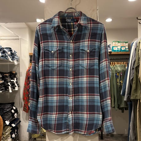 Polo by Ralph Lauren　L/S ネルシャツ　Size S　ラルフローレン　ウエスタンシャツ　(S5060)