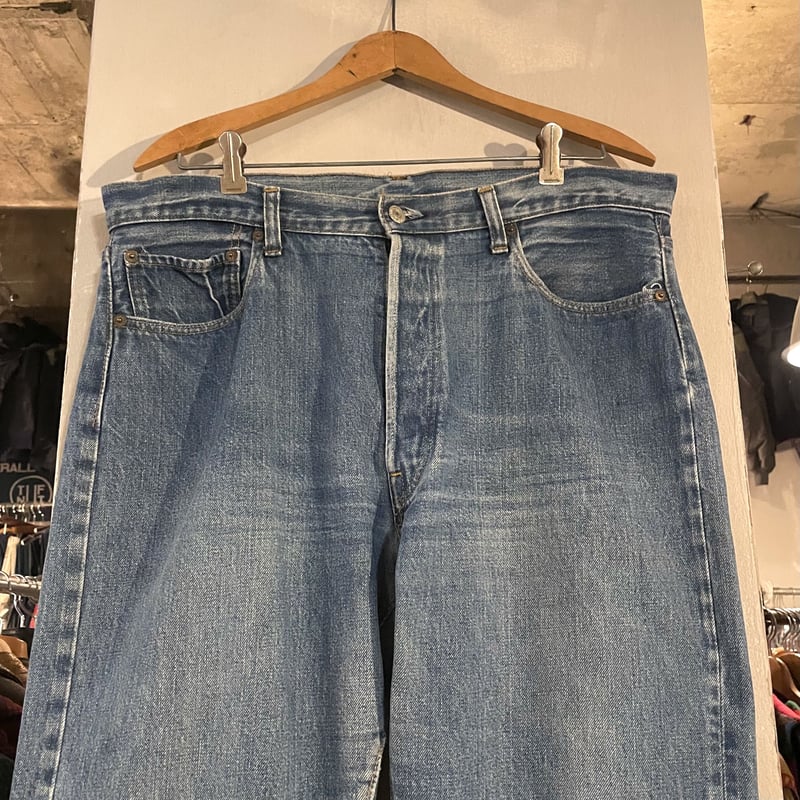 70s Levi's 501 66後期 36×29½ リーバイス デニムパンツ ボタン裏6 1