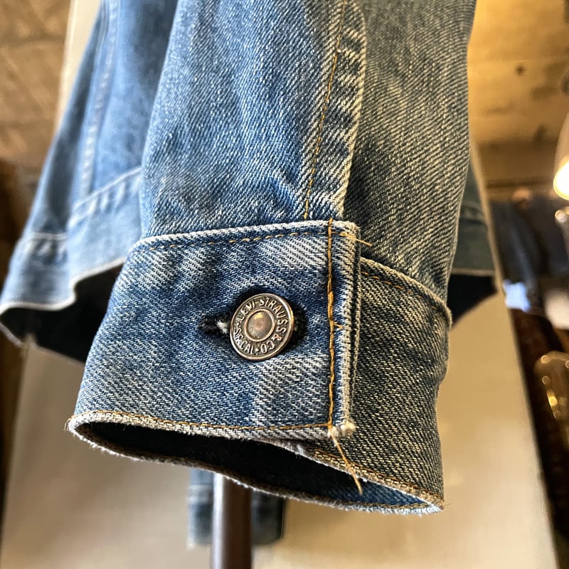 70s Levi's 70505 デニムジャケット USA製 インディゴ ケアタグ