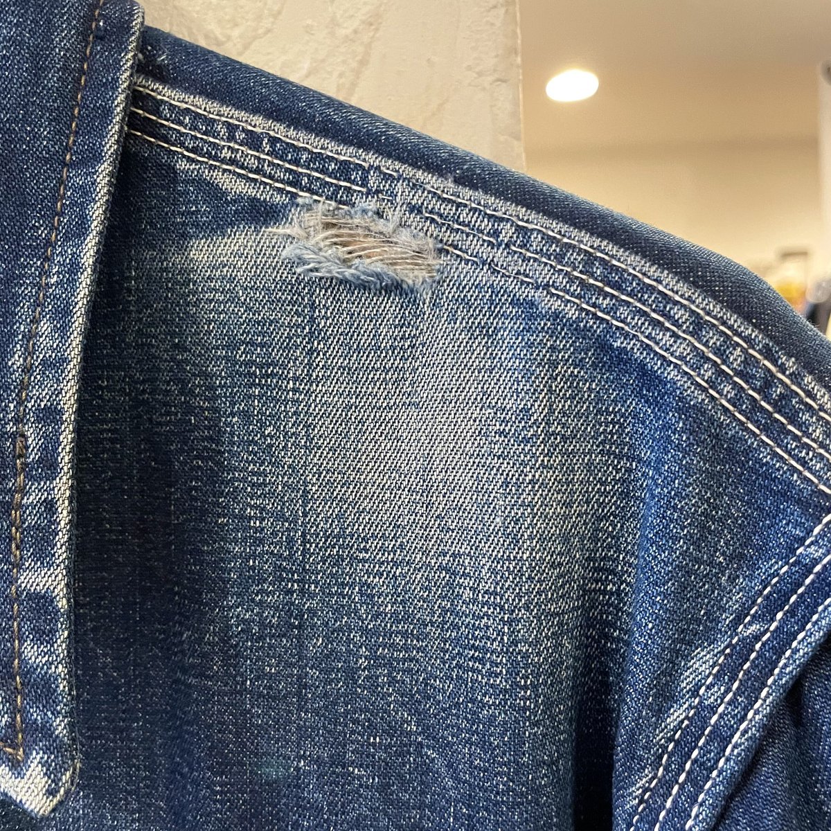 Lee 91-B 70s TALONジップ デニムジャケット 猫目ボタン Lee 91-B 70s TALONジップ デニムジャケット 猫目ボタン