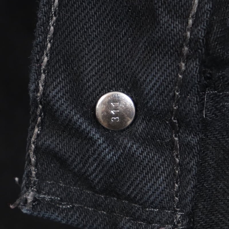 Levi's 501 ブラックデニムパンツ UK製 リーバイス501 ブラック ユーロ