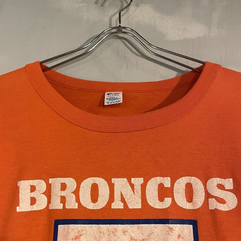 80s Champion フットボールT BRONCOS ナンバリング USA製