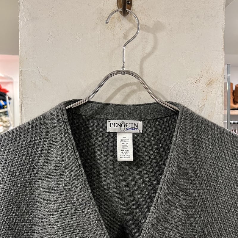 STONE  ダークグレー カーディガン org.jpg