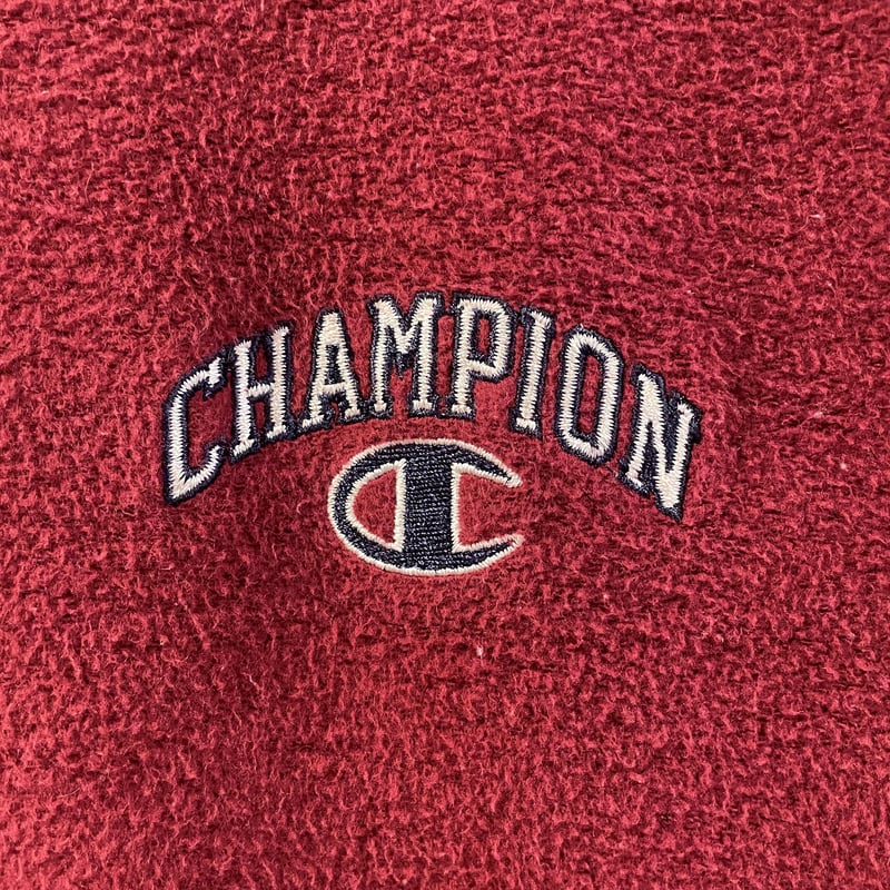 Champion スウェットメキシコ製 希少 90s裏表逆インサイドアウト 90s Champion インサイドアウトスウェット ワインレッド