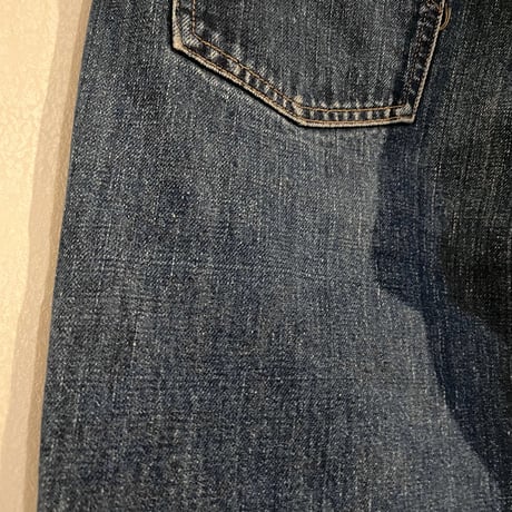 70s　Levi's 501　Big E　28×28　リーバイス　デニムパンツ　ボタン裏6　ヴィンテージデニム　赤耳　(S3085)