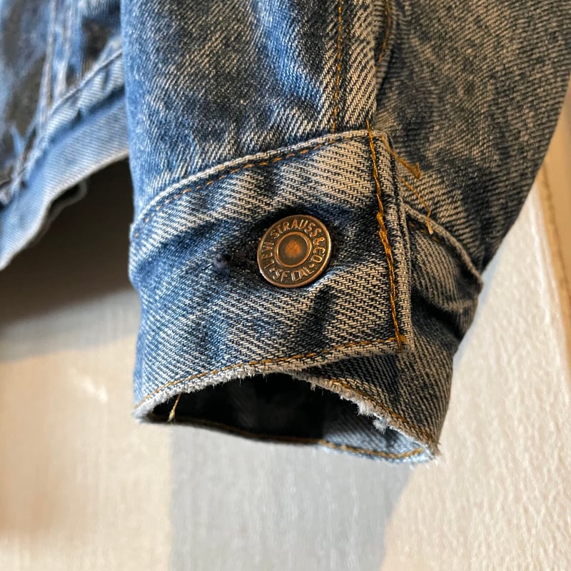 80s Levi's 70506 0316 デニムジャケット USA製 Size 42L ブラ 80s Levi's 70506 0316 デニムジャケット USA製 Size 42L ブラ