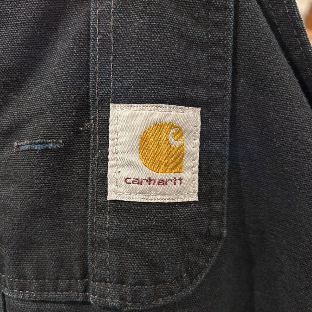 90s Carhartt ダック地 オーバーオール ダブルニー カーハート