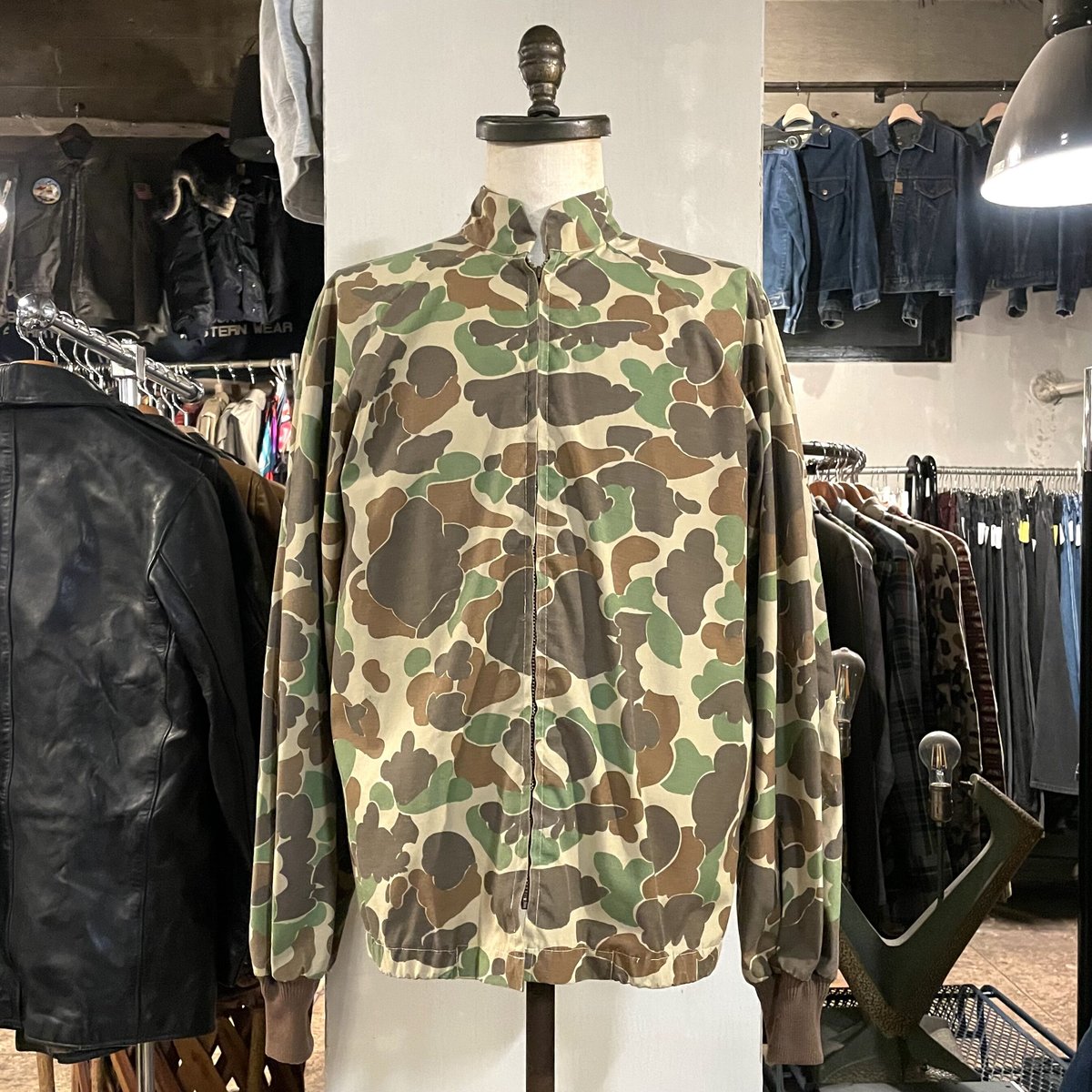 と*お様 60s KAMO ダックハンターカモ ハンティングシャツ　 ジャケット 70s Duxbak ダックハンターカモ ハンティングシャツ L