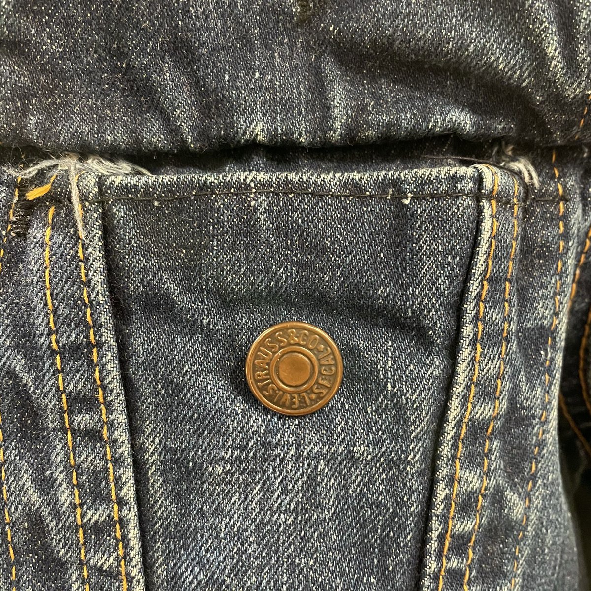 Levis 71205 Big E 60s デニムジャケット ロング丈 小パッチ 不 Levis 71205 Big E 60s デニムジャケット ロング丈 小パッチ 不