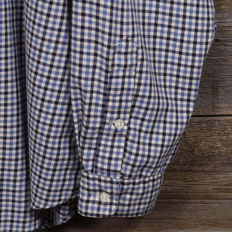 Ralph Lauren　チェック柄　コットンシャツ　ボタンダウン　ビッグサイズ　ラルフローレン　（Y0169)