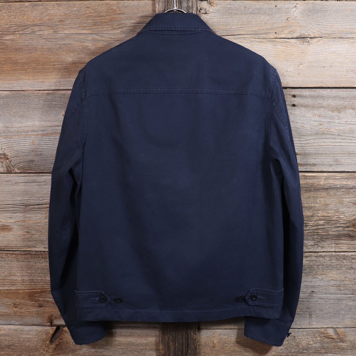 90s Ralph Lauren 短丈ブルゾン茄子紺フェードスウィングトップ