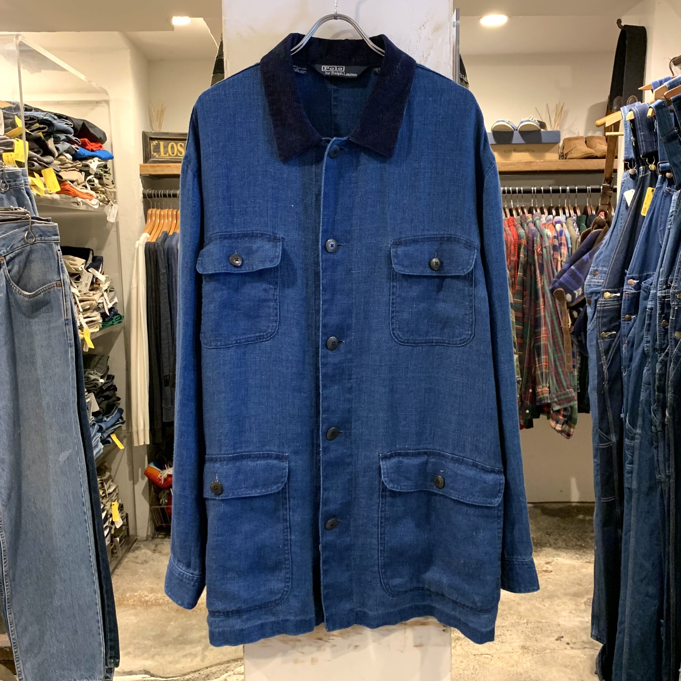 90s Polo by Ralph Lauren リネン カバーオール 美品 original