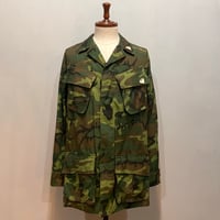 60s　US MILITARY　JUNGLE FATIGUE JACKET　グリーンリーフ　DEAD STOCK　Size S-R　ファティーグジャケット　ERDL迷彩　1968年　(S5728)