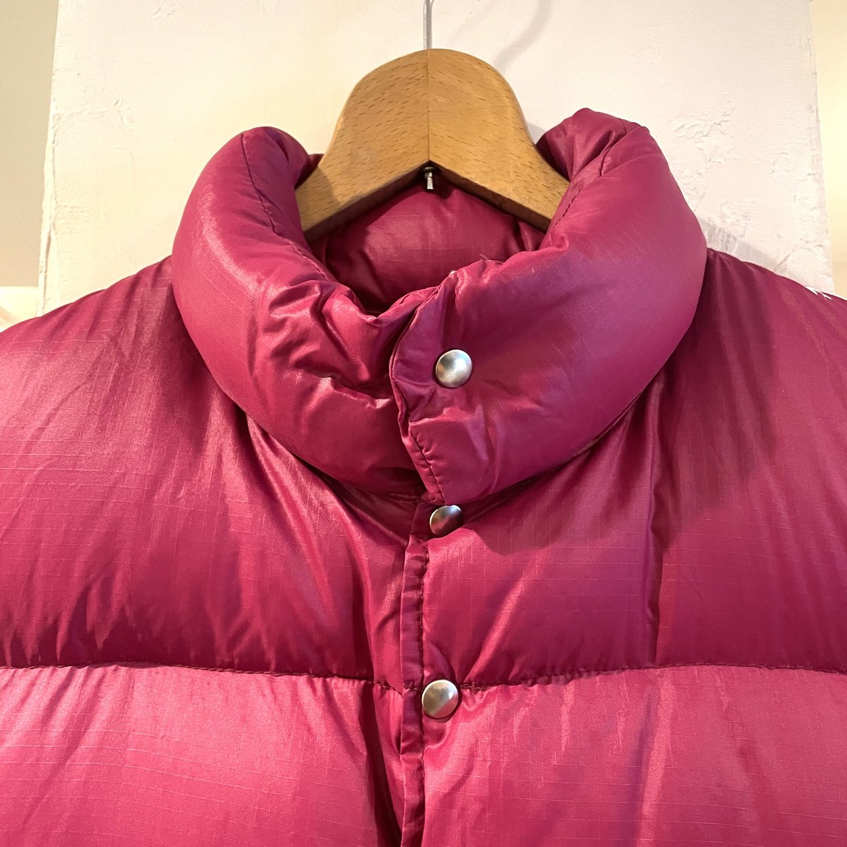 THE NORT FACE 70s 茶タグ ダウンベスト 刻印無し 小ボタン ノース