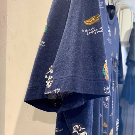 POLO RALPH LAUREN　ショートスリーブTシャツ　総柄　ラルフローレン　(S2450)
