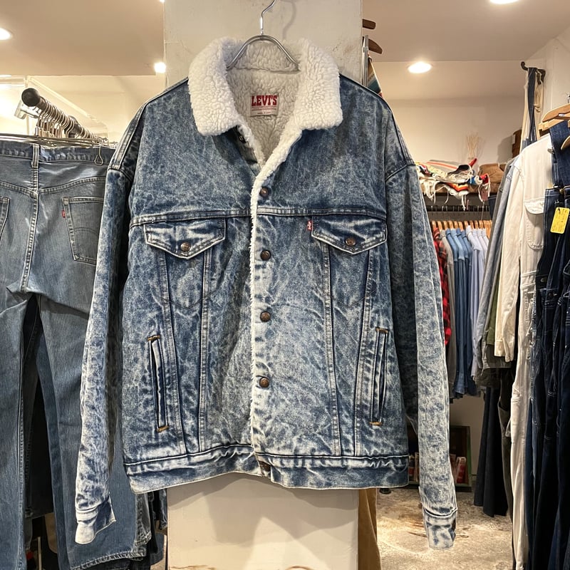 80s Levi's 70609-0219 リーバイス デニムボアジャケット USA製 80s Levi's 70609-0219 リーバイス デニムボアジャケット USA製