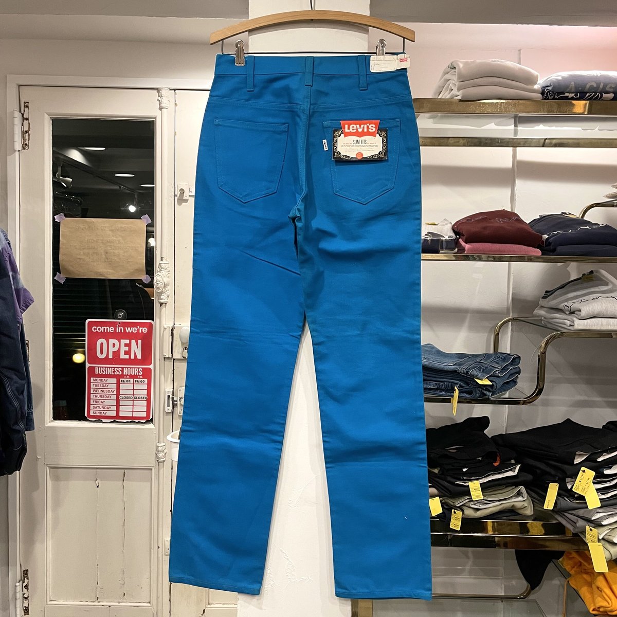 60s Levi's 518 SLIM FITS カラーパンツ BigE DEAD STOCK 60s Levi's 518 SLIM FITS カラーパンツ BigE DEAD STOCK