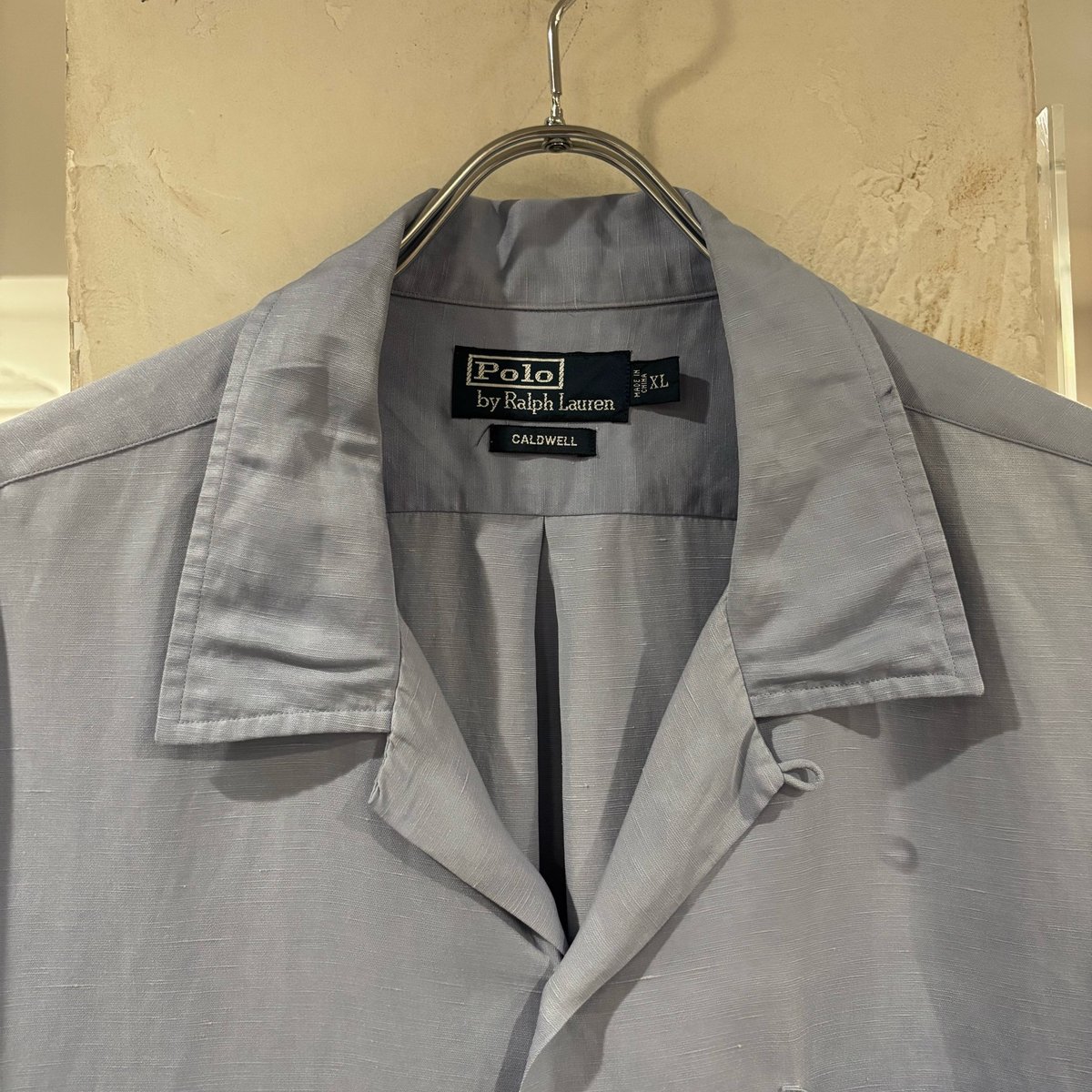 90s Polo by Ralph Lauren CALDWELL S/Sオープンカラーシャツ