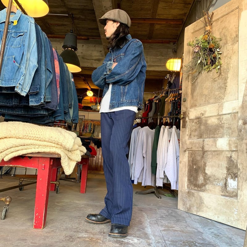 70s Levi's STA-PREST BigE リーバイス スタプレ ブーツカット ストラ...