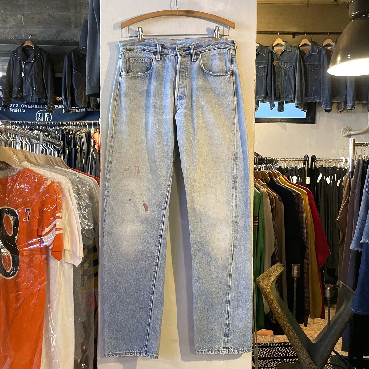 70s Levi's 501 32×32½ 赤耳 ボタン裏555 ヴィンテージデニム 1978