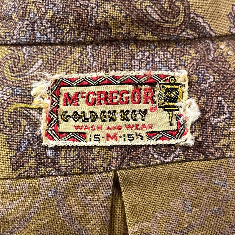 McGREGOR ボタンダウンシャツ ヴィンテージシャツ 糸巻きタグ