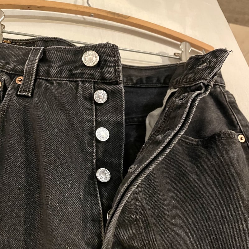 リーバイス Levis 501 ブラック 後染め usa製 - パンツ