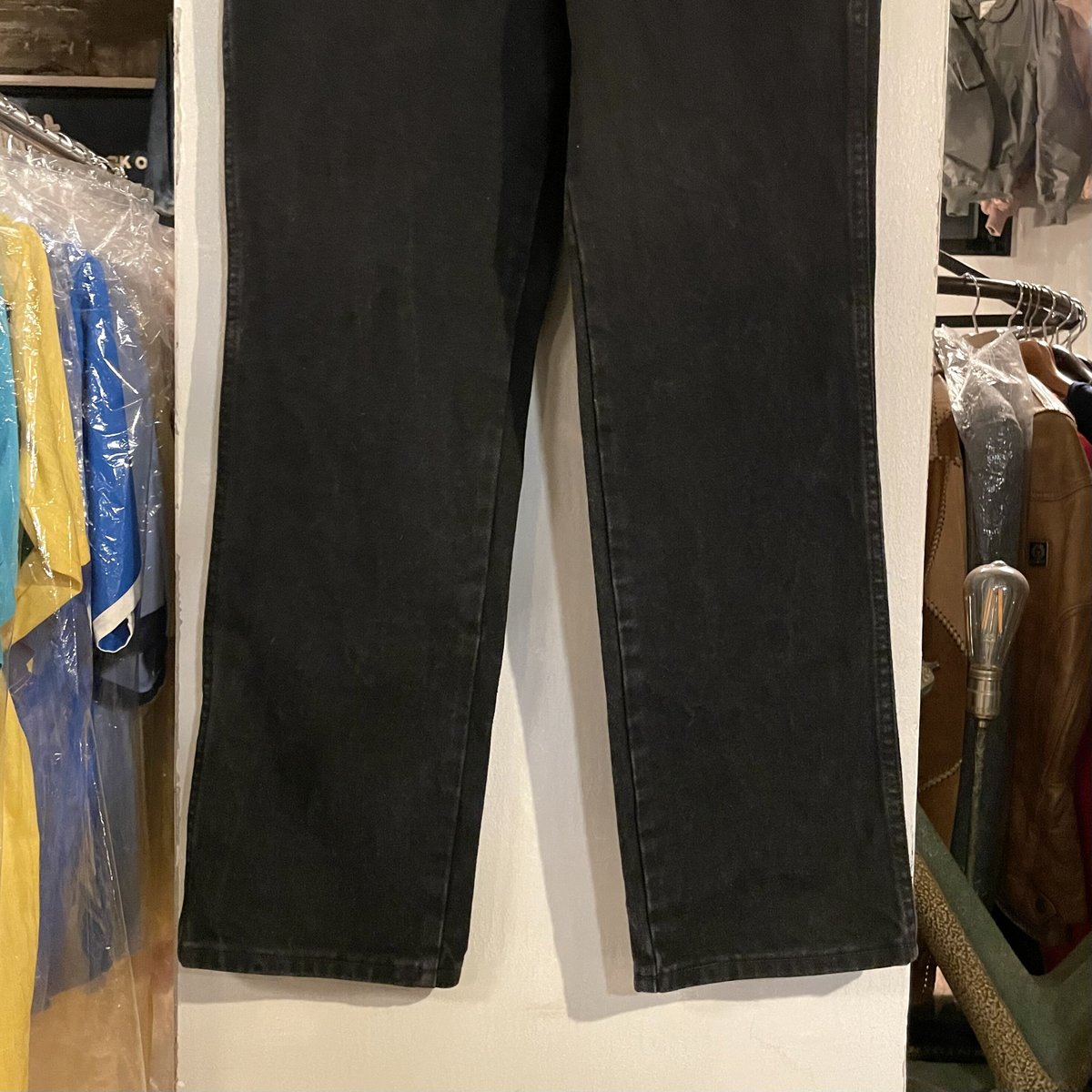 Wrangler 936WBK ブラックデニムパンツ 32×30 ラングラー (S2557)