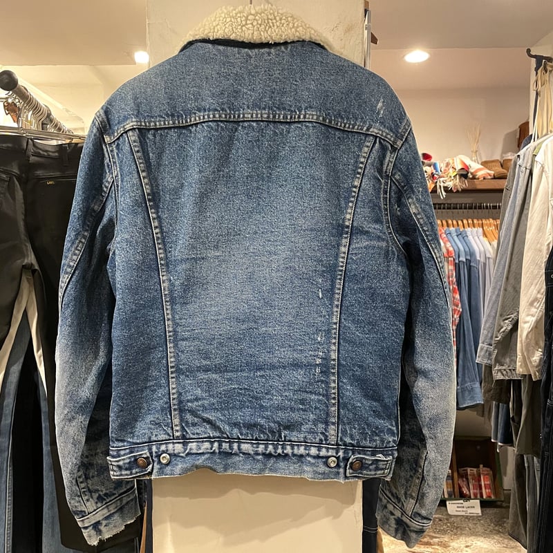 80s Levi's 70608-0216 リーバイス デニムボアジャケット ヒゲ USA製