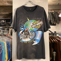 80s　HARLEY-DAVIDSON　ヴィンテージ ハーレーTシャツ　雰囲気系　USA製　グランジ　(S2562)