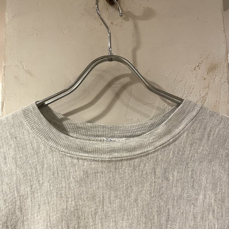 90s Champion リバースウィーブ reverse weave 無地 グレー USA製
