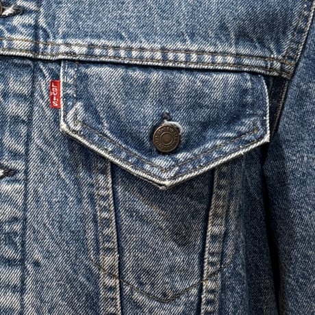 70s　Levi’s 70505 0317　デニムジャケット　ブランケット付　Size 44　USA製　リーバイス　雰囲気系　(S5196)