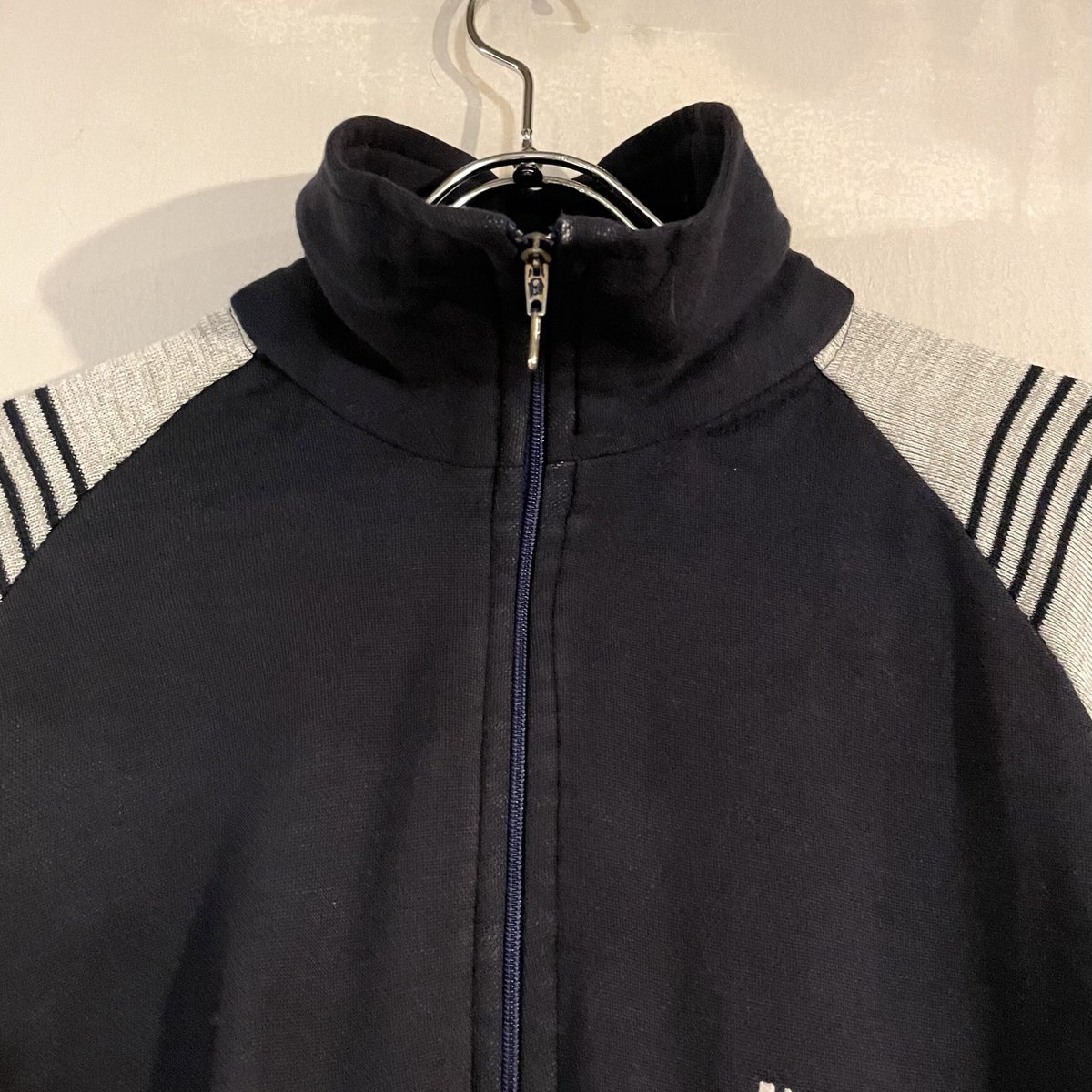 90s Champion ハーフジップ スウェット WISCONSIN ネイビー 90s Champion ハーフジップ スウェット WISCONSIN ネイビー