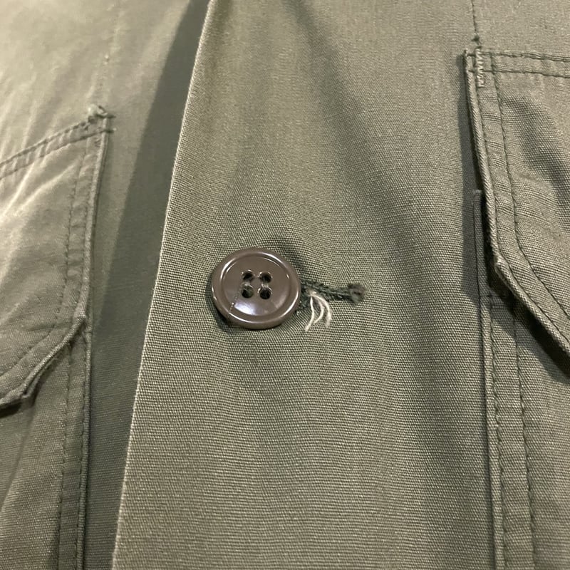 40s RUGGED WORK SHIRT デッドストック　コットンポプリン 50s BVD ユーティリティシャツ コットンポプリン DEAD STOCK
