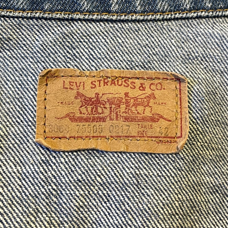 70s~ Levi's 75505-0217 デニムジャケット CANADA製 2ポケ リーバ