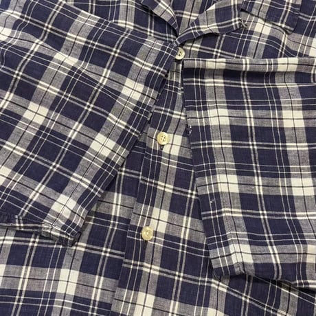 Polo by Ralph Lauren　S/S オープンカラーシャツ　CLAYTON　Size M　ポロ ラルフローレン　リネンシャツ　(S5616)