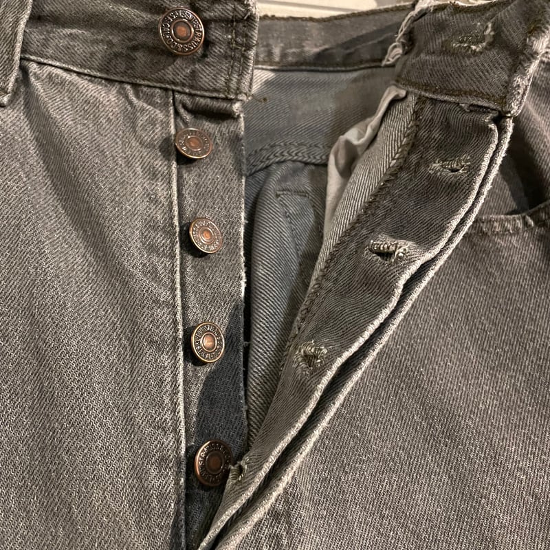 90s Levi's 501 先染め ブラックデニムパンツ 32×33 USA製 1990 90s Levi's 501 先染め ブラックデニムパンツ 32×33 USA製 1990