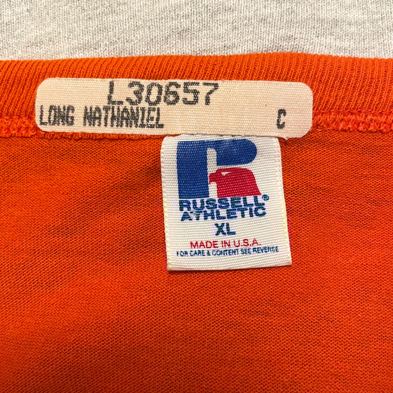 90s RUSSELL S/S ミリタリーTシャツ USA製 Size XL CULVER カ