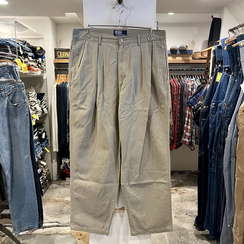 POLO by Ralph Lauren チノパン ポロチノ ラルフローレン タック入り