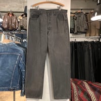 【USA製】 01年 Levi's 501 後染めブラック W33 墨黒 00s 00s Levi's 501 後染め ブラックデニムパンツ 36×29 2001年 (S448
