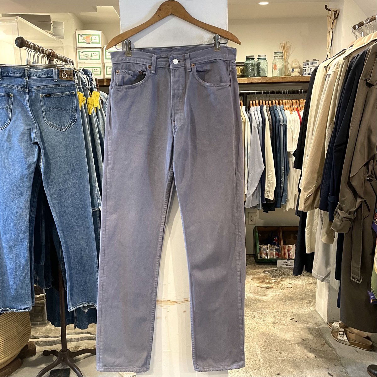 Levi's 501 90年代 リーバイス501 後染めグレー ボタン裏524 USA Levi's 501 90年代 リーバイス501 後染めグレー ボタン裏524 USA