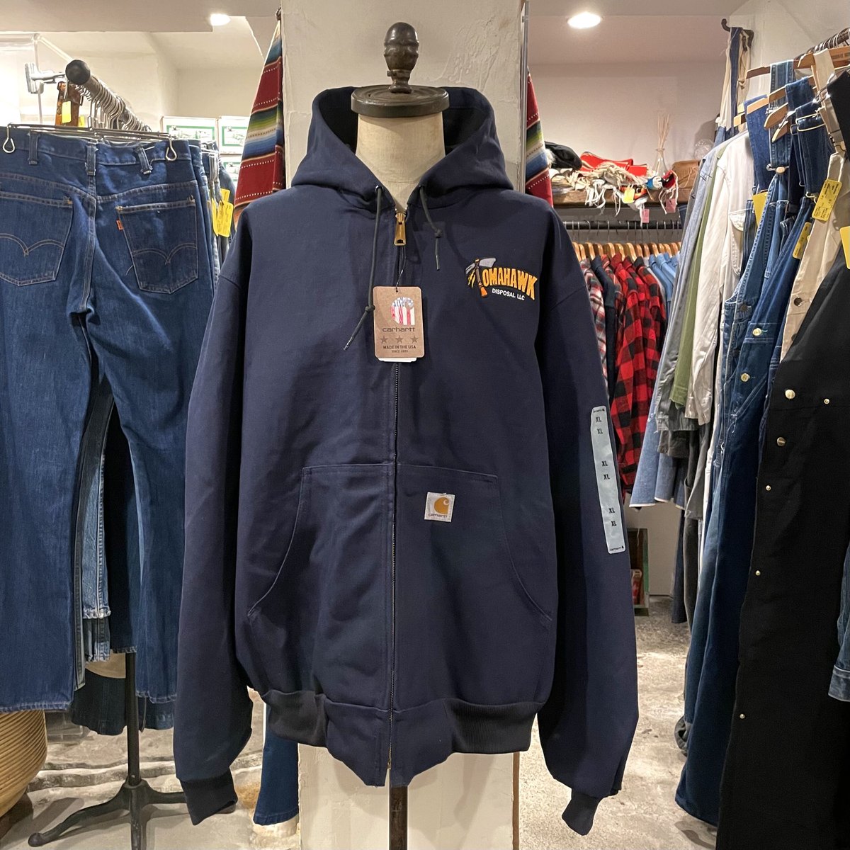 Carhartt アクティブジャケット ダック地 DEAD STOCK ダーク Carhartt アクティブジャケット ダック地 DEAD STOCK ダーク