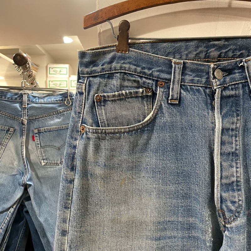 Levi's 1501-0117 66前期 バックポケット裏シングルステッチ Levi's 1501-0117 66前期 バックポケット裏シングルステッチ