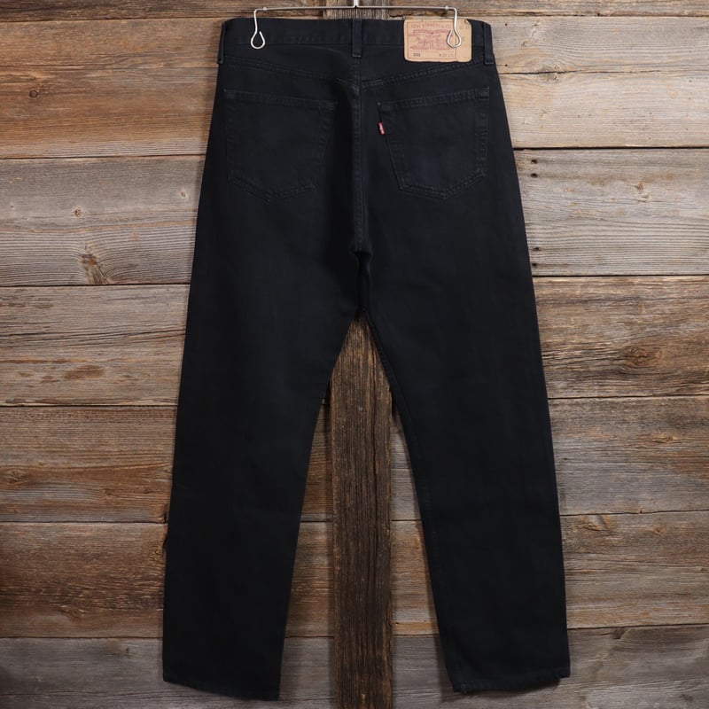 Levi's 501 ブラックデニムパンツ UK製 リーバイス501 ブラック