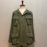 70s　US MILITARY　JUNGLE FATIGUE JACKET　5th Type　Size M-S　ジャングル ファティーグジャケット　リップストップ　1970年　(S5701)