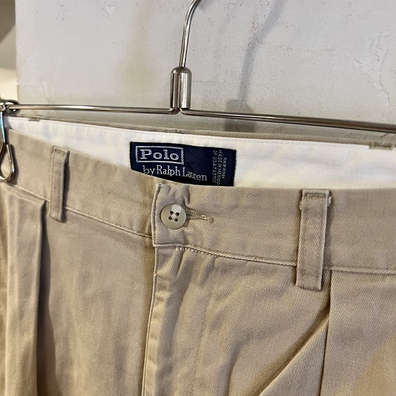 POLO by Ralph Lauren チノパン ポロチノ ラルフローレン タック入り