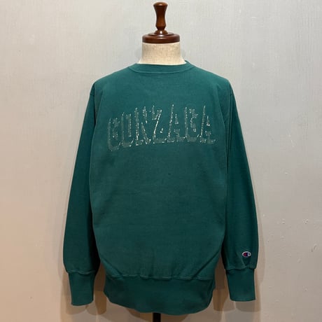 90s　Champion　リバースウィーブ　Reverse Weave　USA製　Size L　GONZAGA　刺繡タグ　チャンピオン　(S5374)