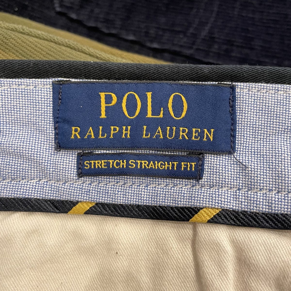 POLO Ralph Lauren チノパン ブラック コットンパンツ ラルフ POLO Ralph Lauren チノパン ブラック コットンパンツ ラルフ